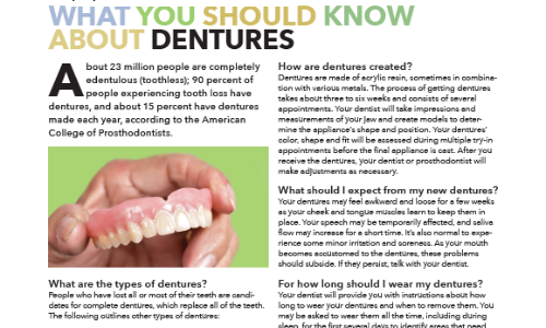 dentures